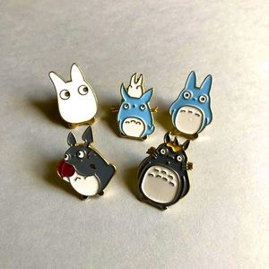 Totoro Enamel Pins (5)